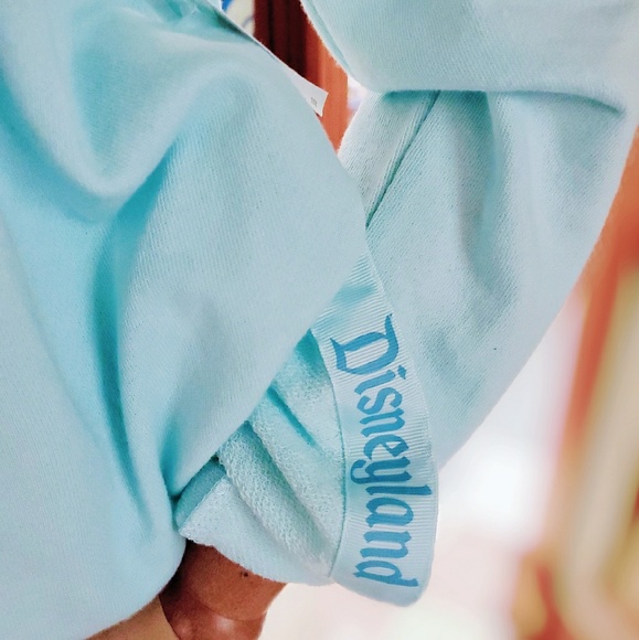 DISNEY ADRENELLE AQUA REVERSIBLE SEQUIN SWEATSHRT - Picture 3 of 3